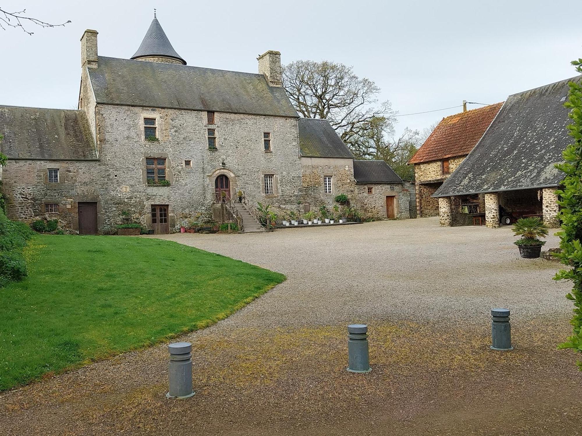 Manoir De La Foulerie Bed & Breakfast Ancteville Exterior photo
