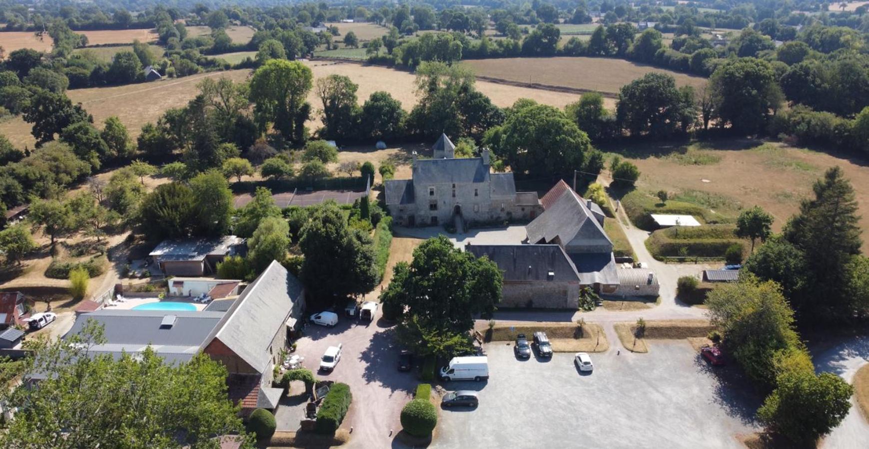 Manoir De La Foulerie Bed & Breakfast Ancteville Exterior photo